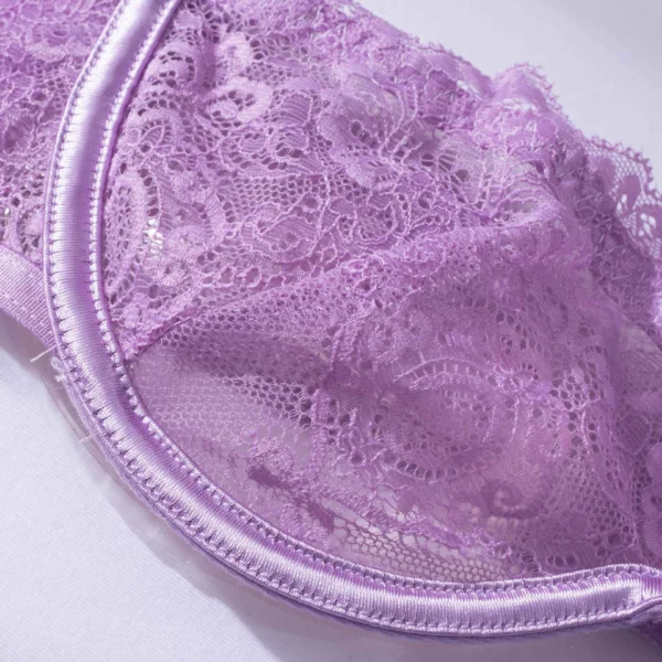 Lavender Whisper Sheer Lingerie Set - Image 2