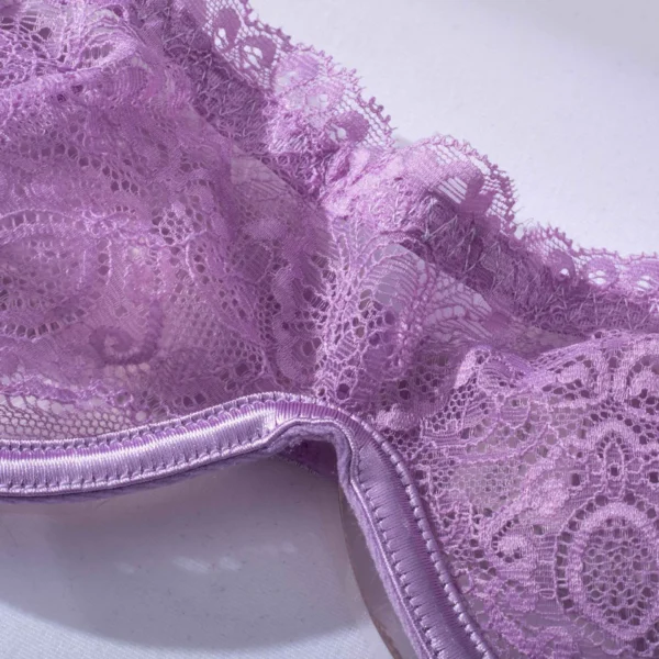 Lavender Whisper Sheer Lingerie Set - Image 3