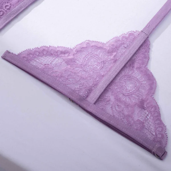 Lavender Whisper Sheer Lingerie Set - Image 6