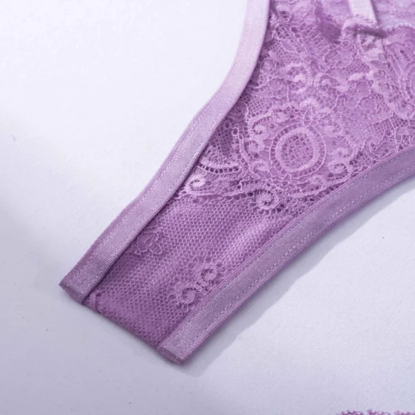 Lavender Whisper Sheer Lingerie Set - Image 8